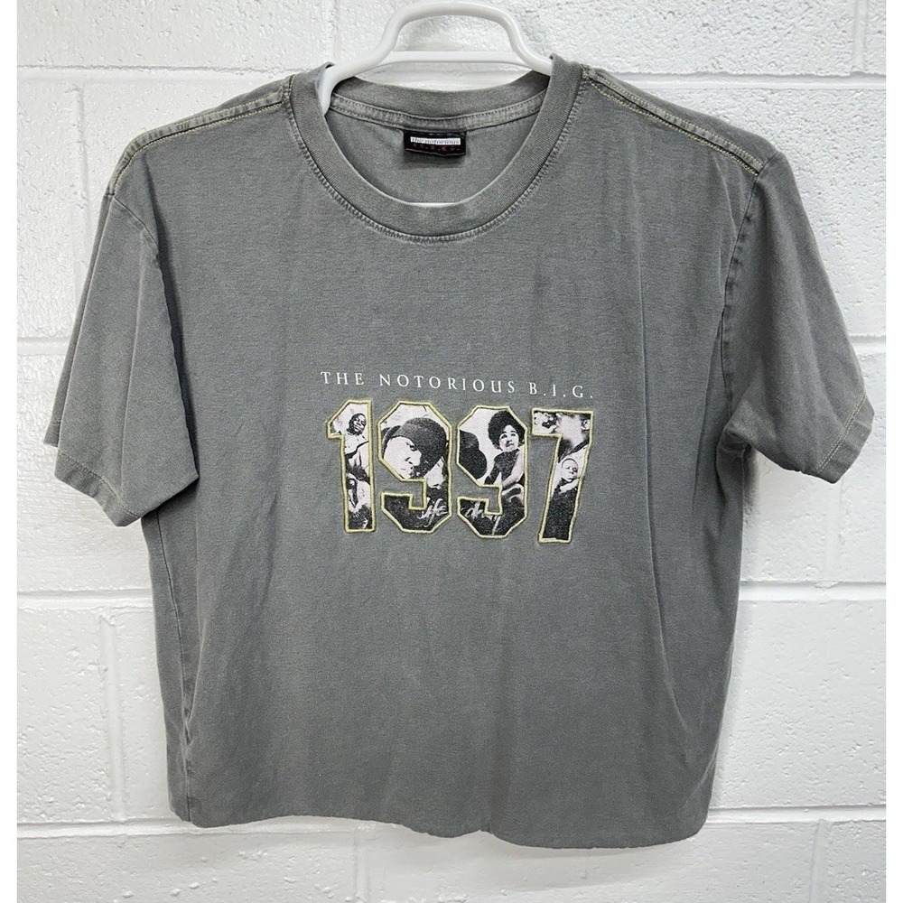 Cotton On Biggie Notorious B.I.G. Cropped‎ Short Sleeve 1997 Shirt / One Size